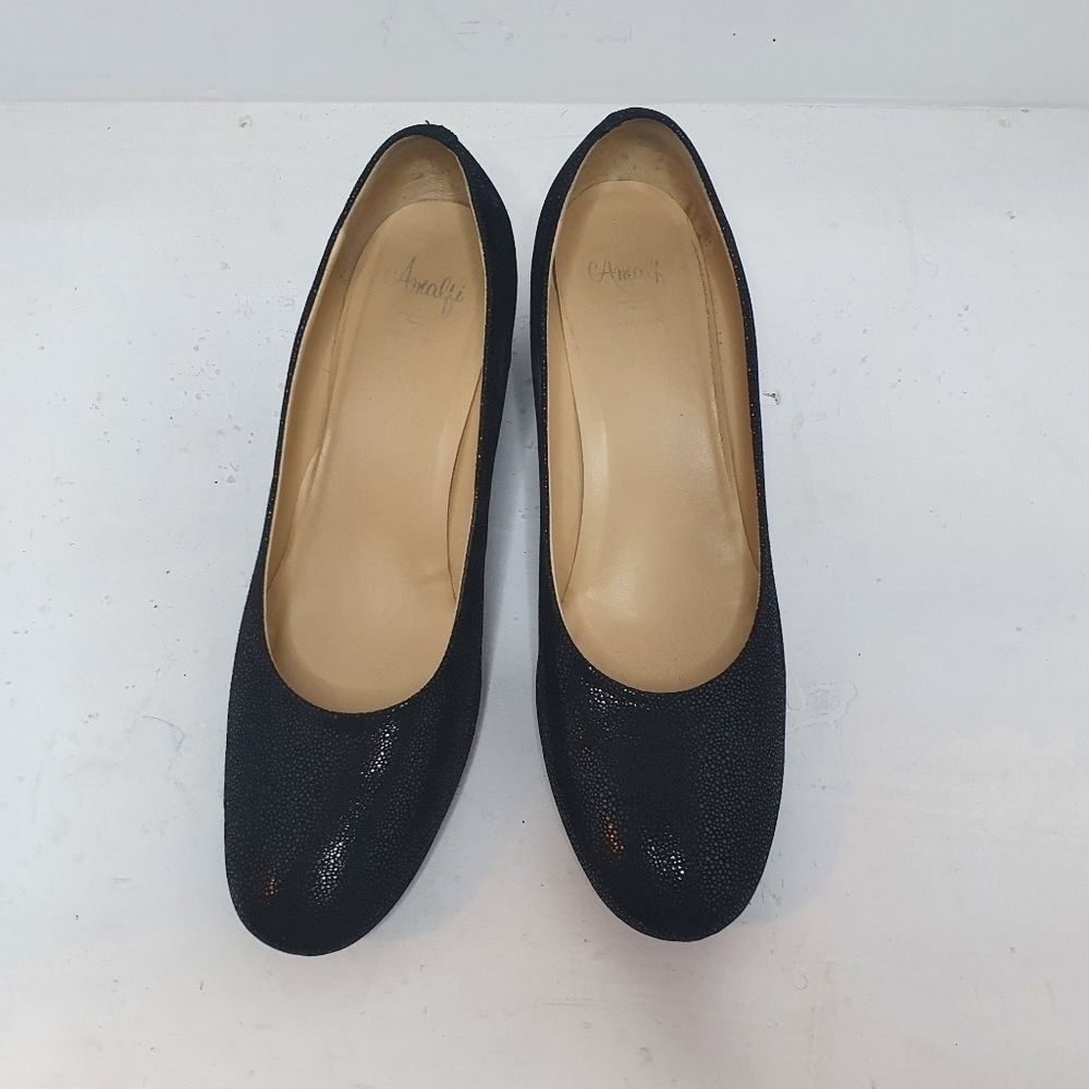 Almafi by Rangoni Black Heel Shoe Siz 12M